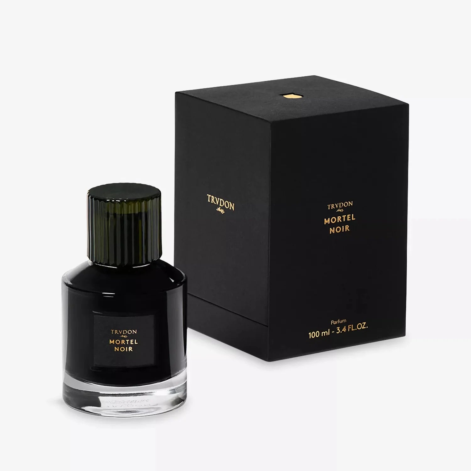 Trudon - Mortel Noir in a black bottle with black storage box 100 ml bottle