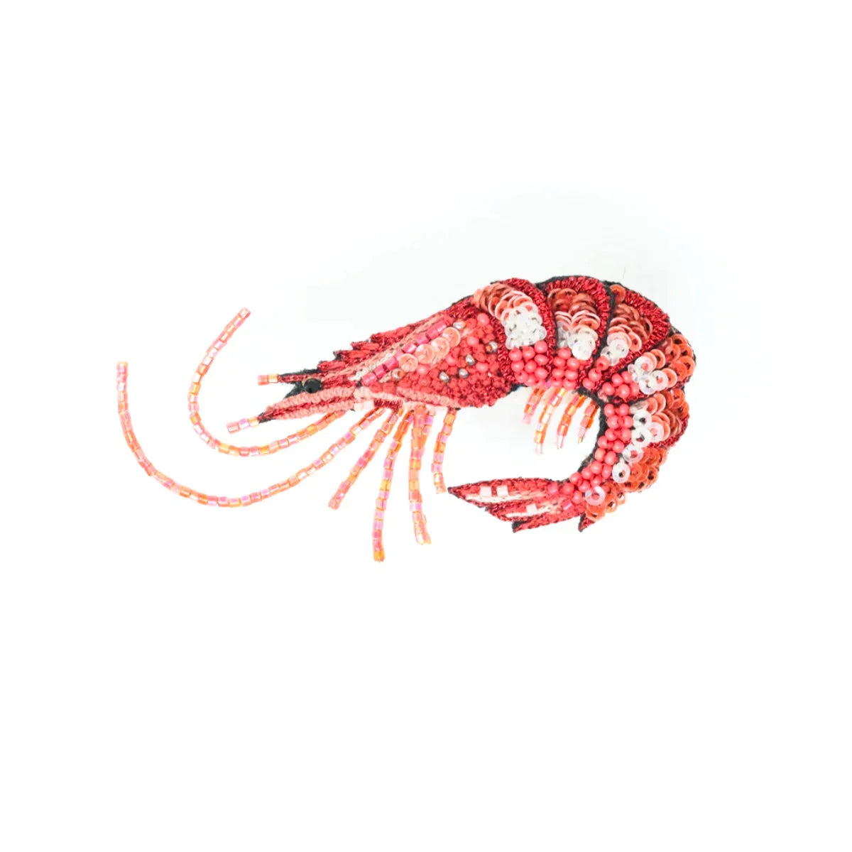 True Shrimp Brooch