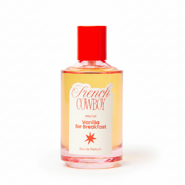 French Cowboy - Vanilla for Breakfast in a 100 ml spray bottle sold at The Marie-Marie in Portland, Oregon