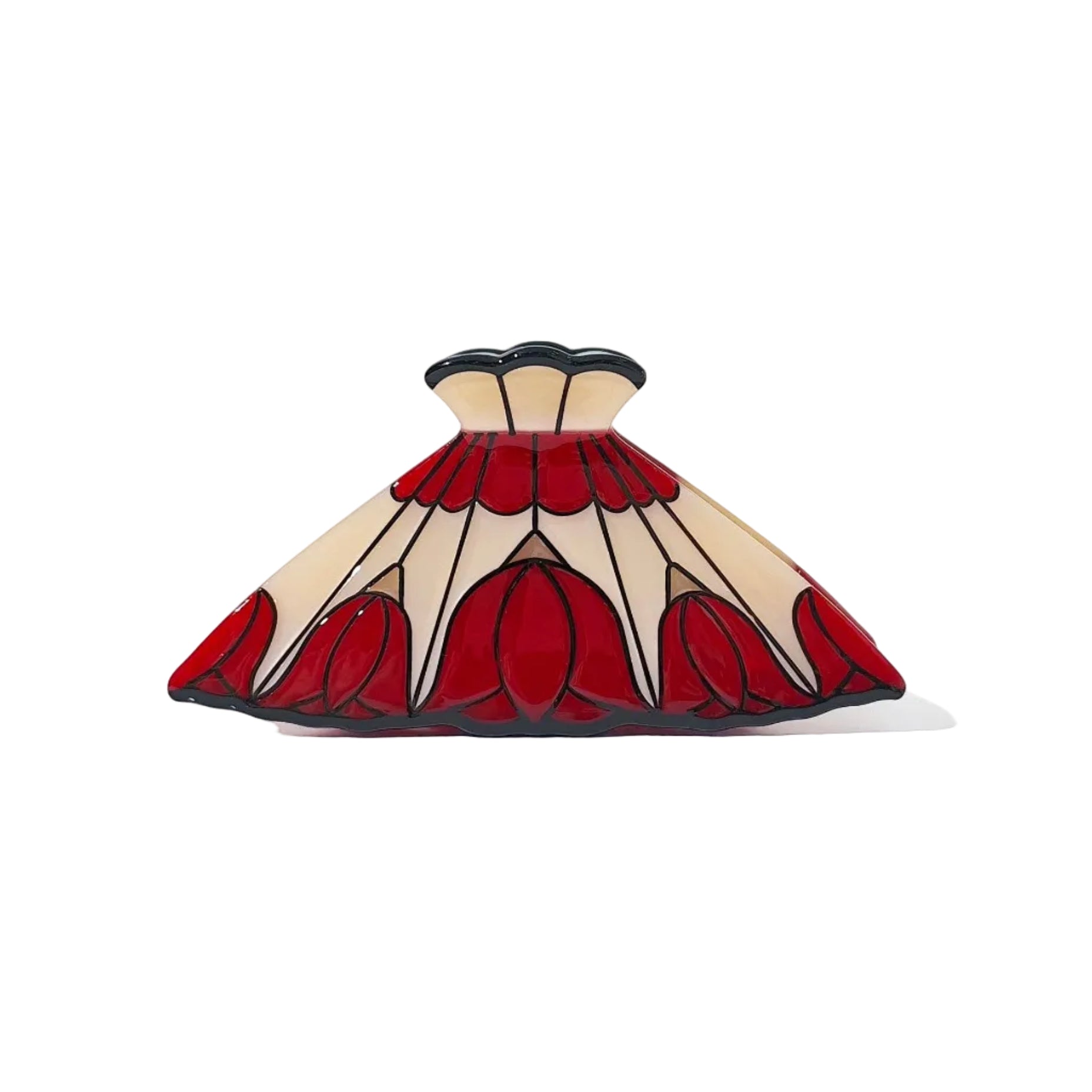 Vintage Lamp Claw Clip - Rose