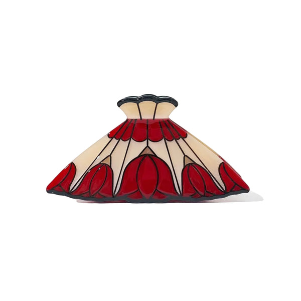 Vintage Lamp Claw Clip - Rose