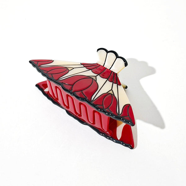 Vintage Lamp Claw Clip - Rose