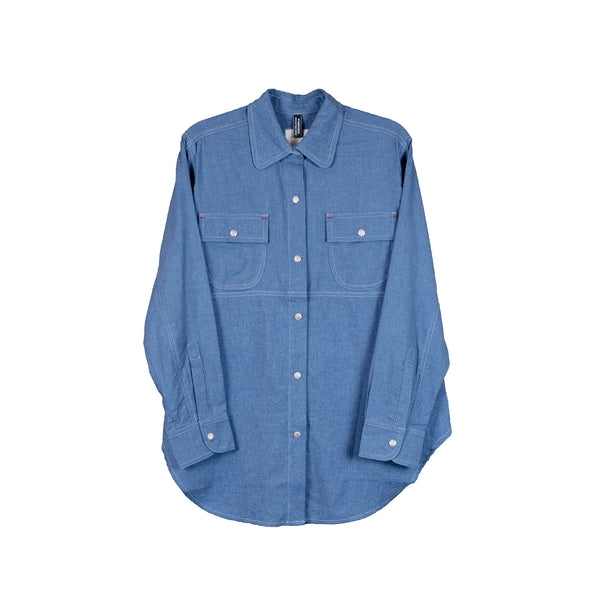 W'menswear - Crew Shirt - Blue - Space Camp