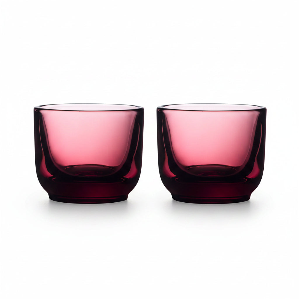 FELLOW - Pirch Espresso Glass Set - Garnet