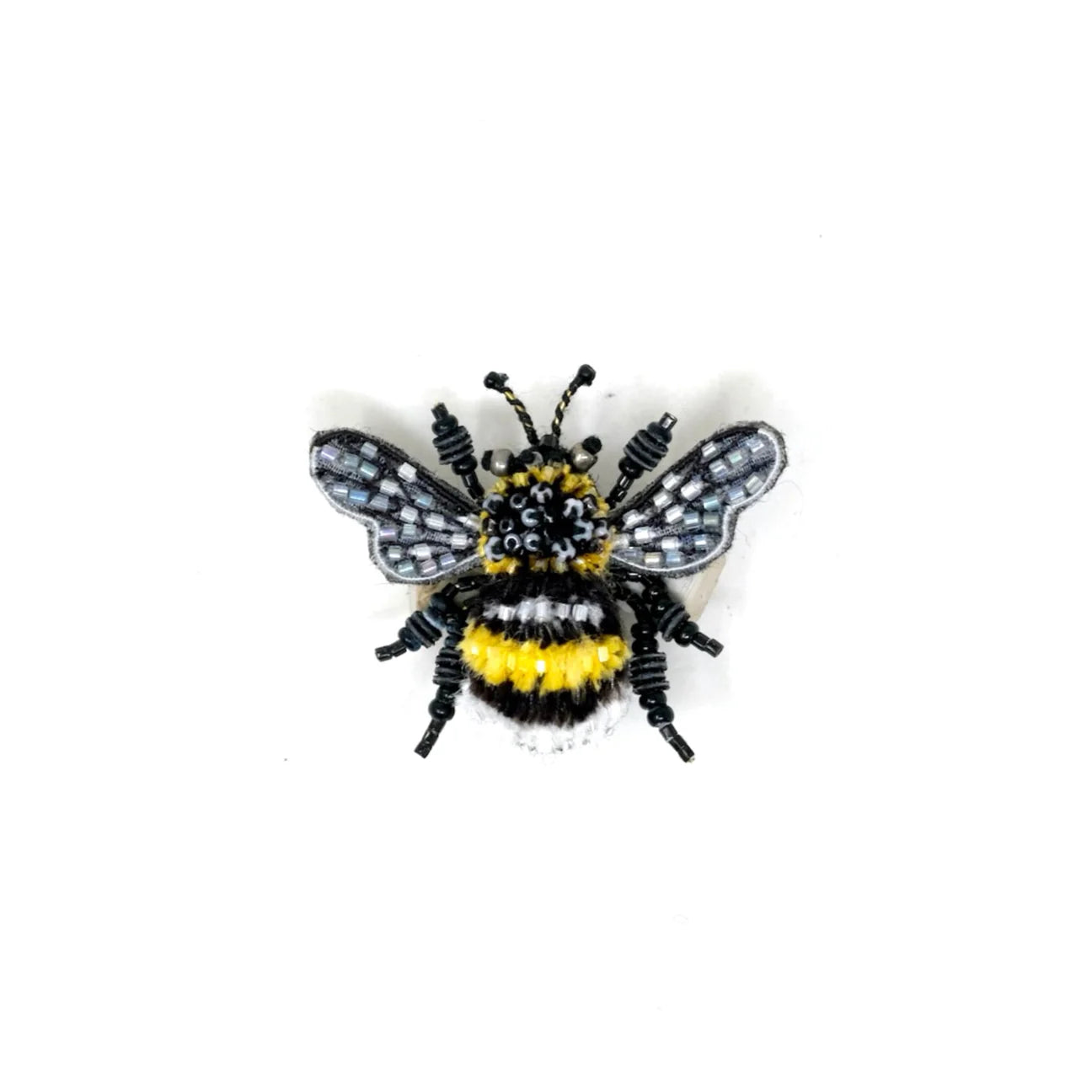 Yellow-Banded Bee Brooch