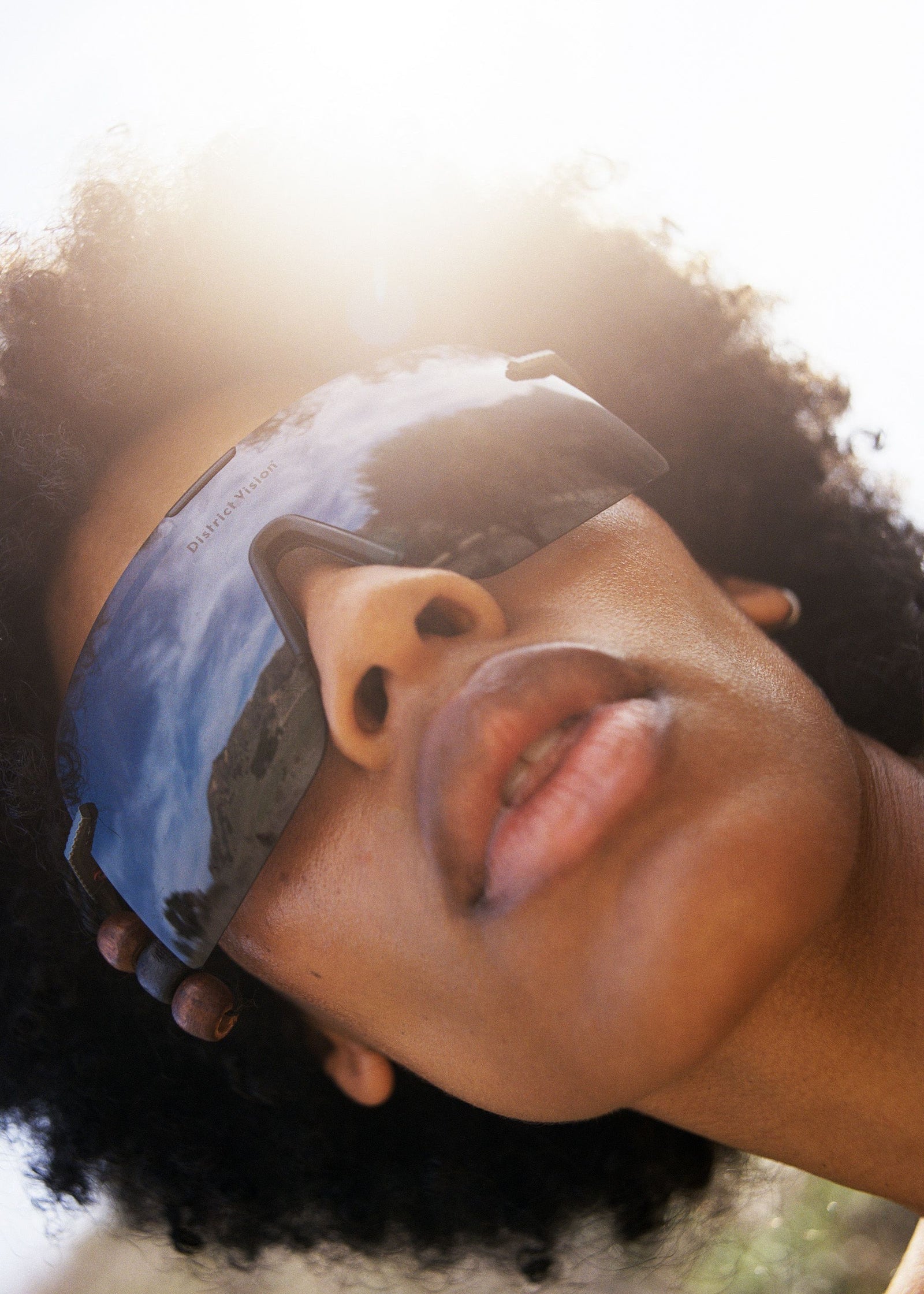 District Vision - Yusuke Alpine Blade Ti - Graphite/D+ Onyx Mirror