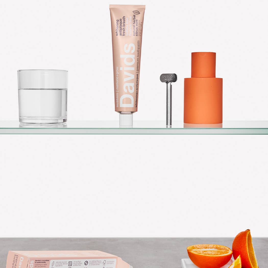 Davids Premium Toothpaste - Herbal Citrus Peppermint