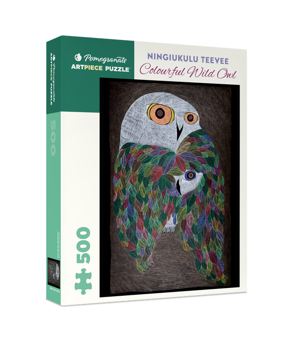 Ningiukulu Teevee: Colourful Wild Owl 500-Piece Jigsaw Puzzle