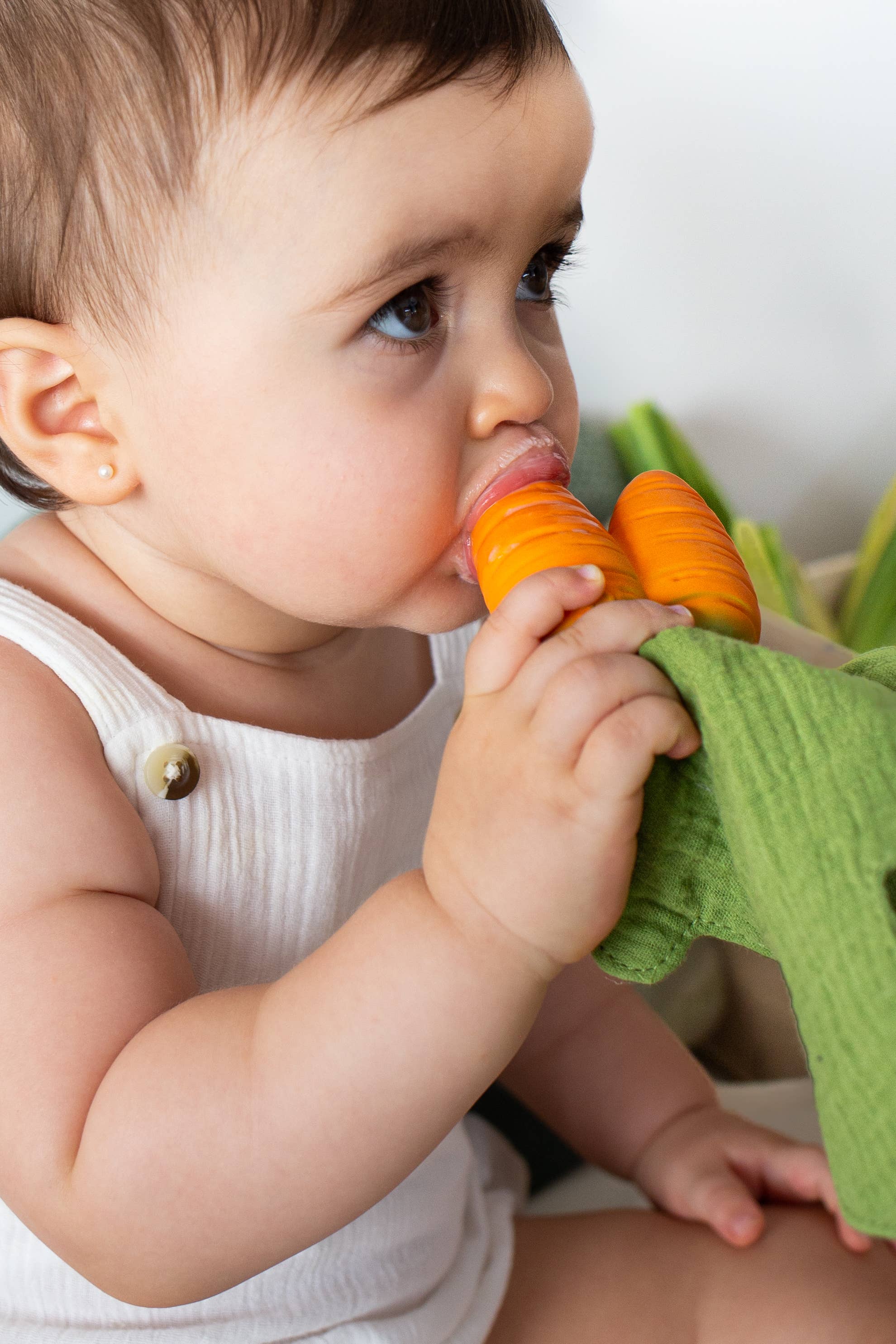 Oli & Carol - Cathy the Carrot Mini Teether Toy