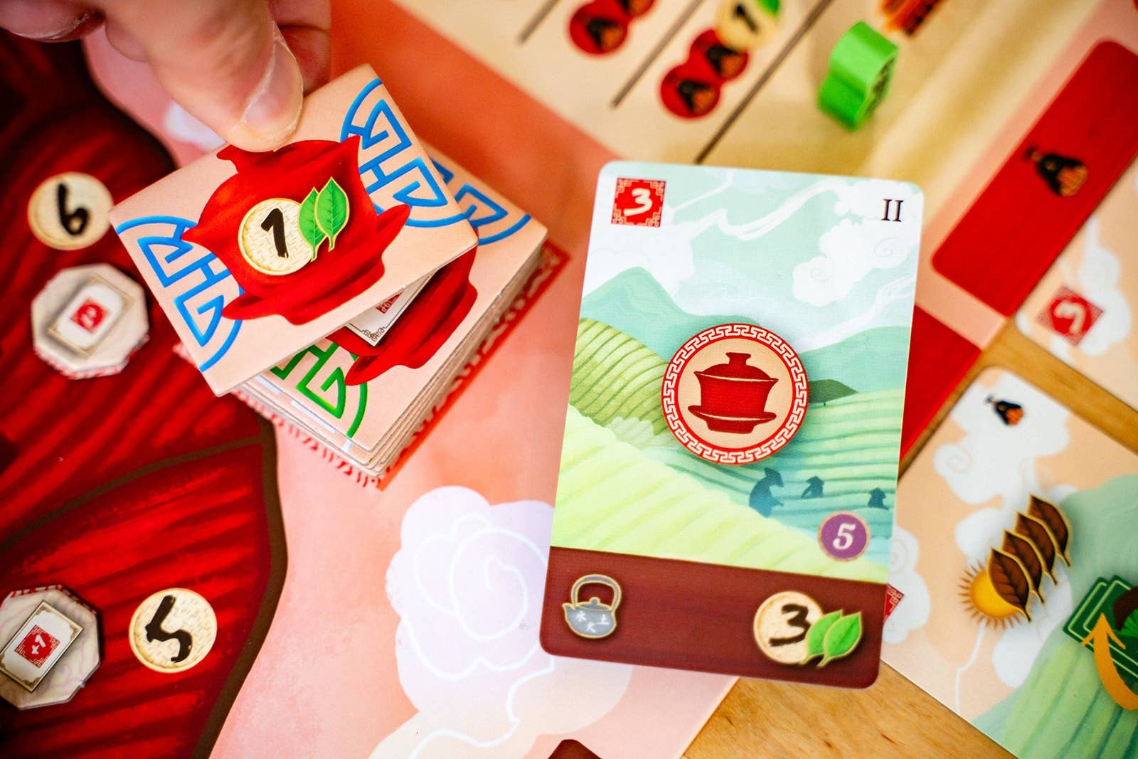 Capstone Games - Tea Garden: Base Game / 2, 3, 4 / 90 minutes