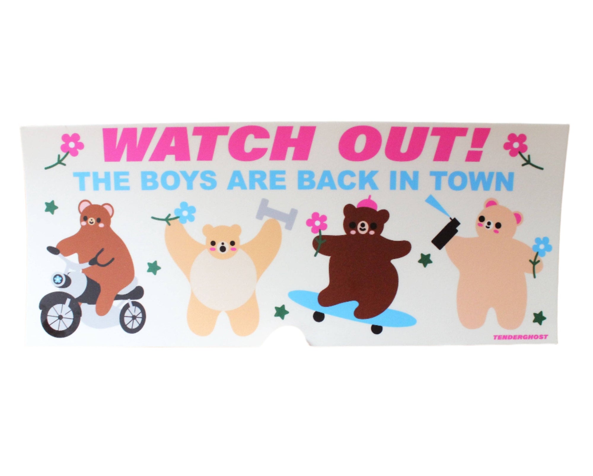 Watch Out, The Boys Are Back Bumper Sticker - Space Camp