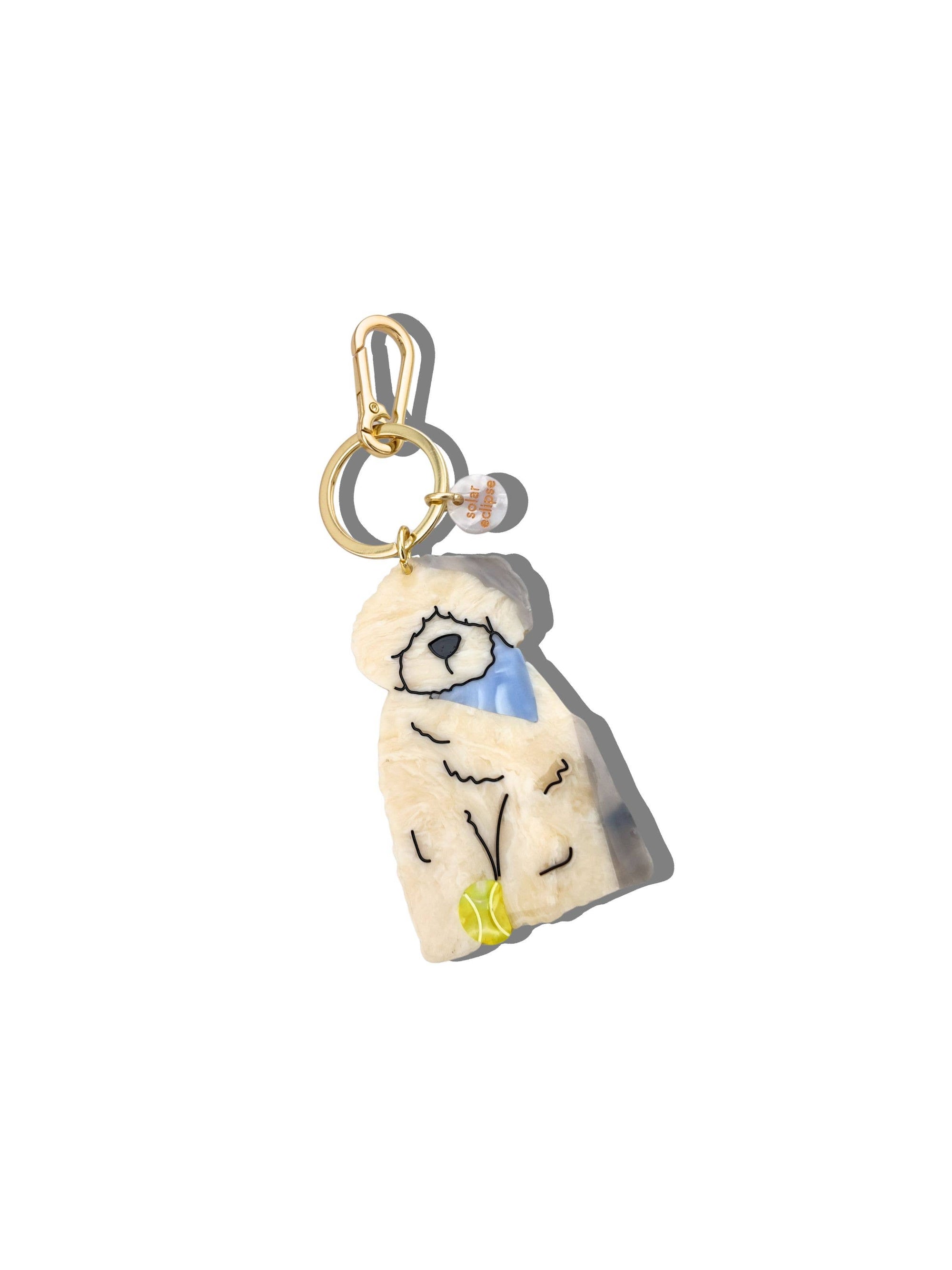 Solar Eclipse - Sheepdog Bag Charm + Keychain | Eco-Friendly