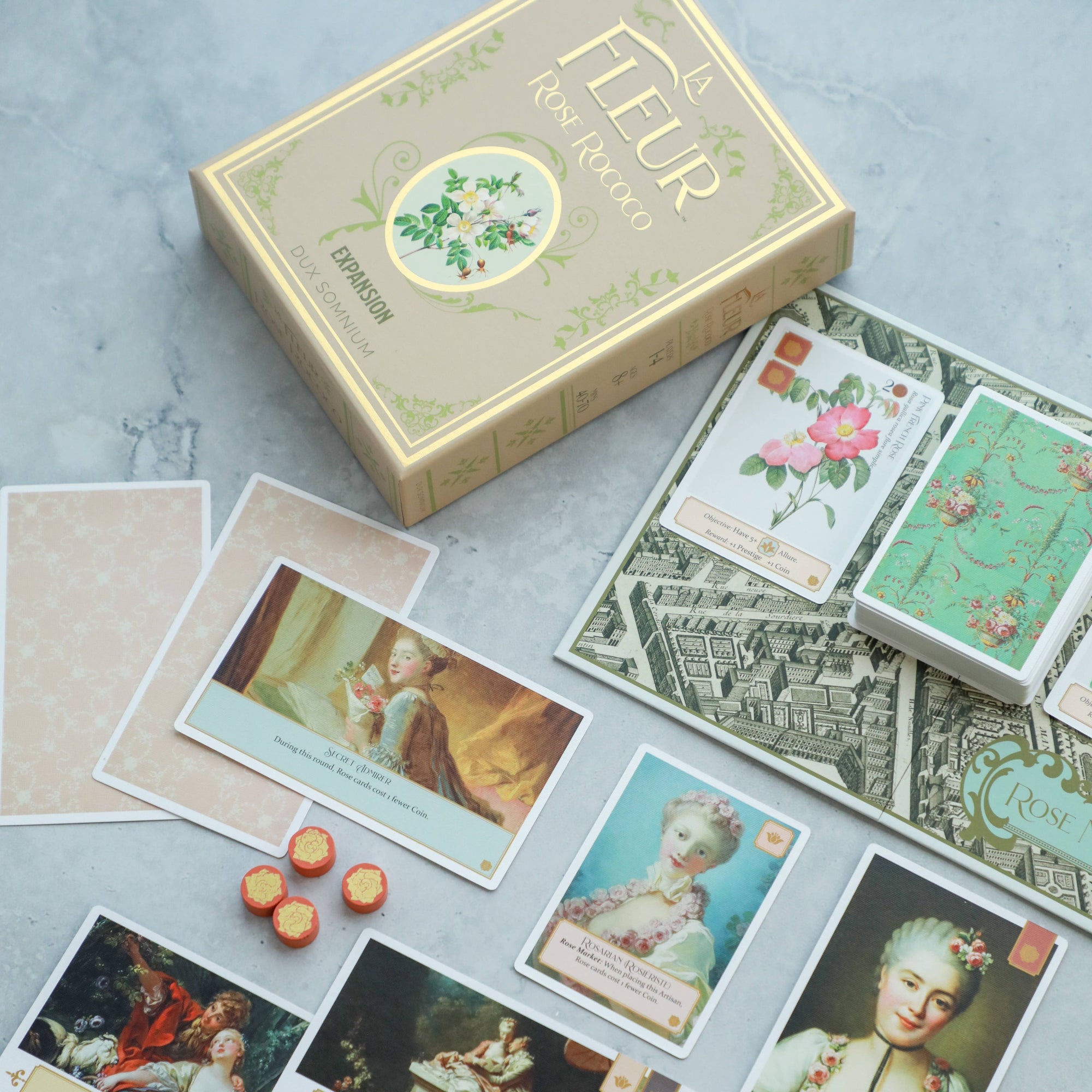 La Fleur - Board Game - Rose Rococo Expansion