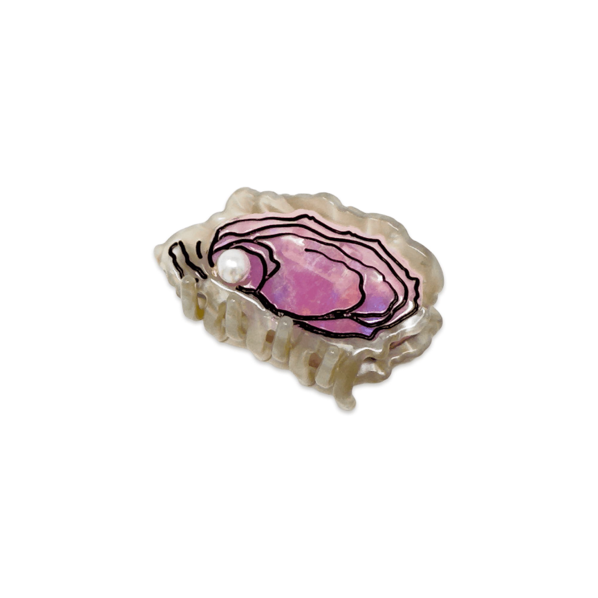 Mini Oyster Hair Claw Clip