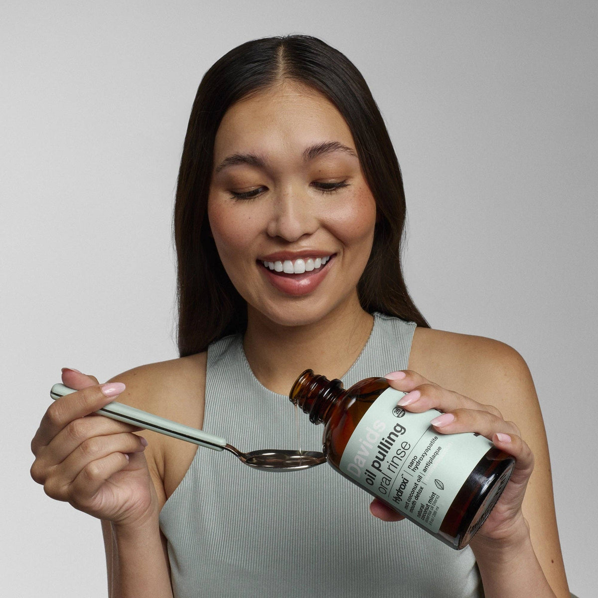 Davids - Hydroxi™ Oil Pulling Oral Rinse with Nano Hydroxyapatite