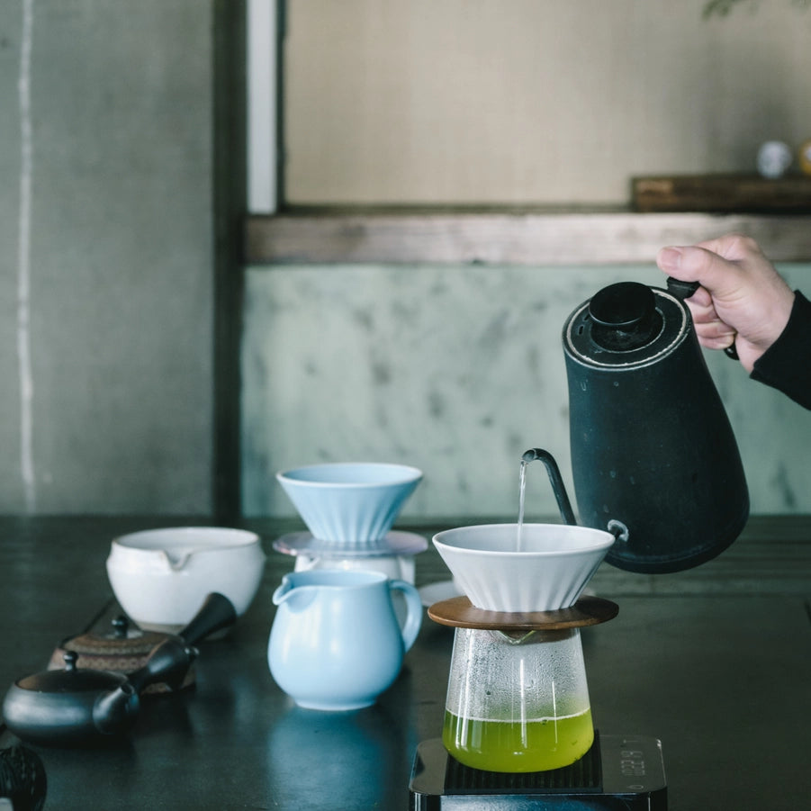 Origami - Tea Dripper - Matte Blue