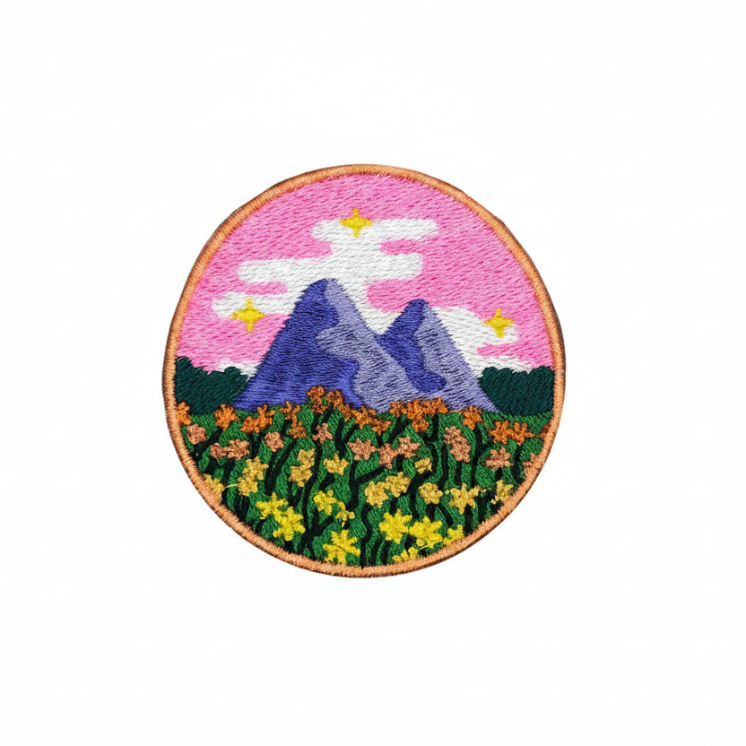 The Space Bureau - Wildflower Hike Patch - Iron-on