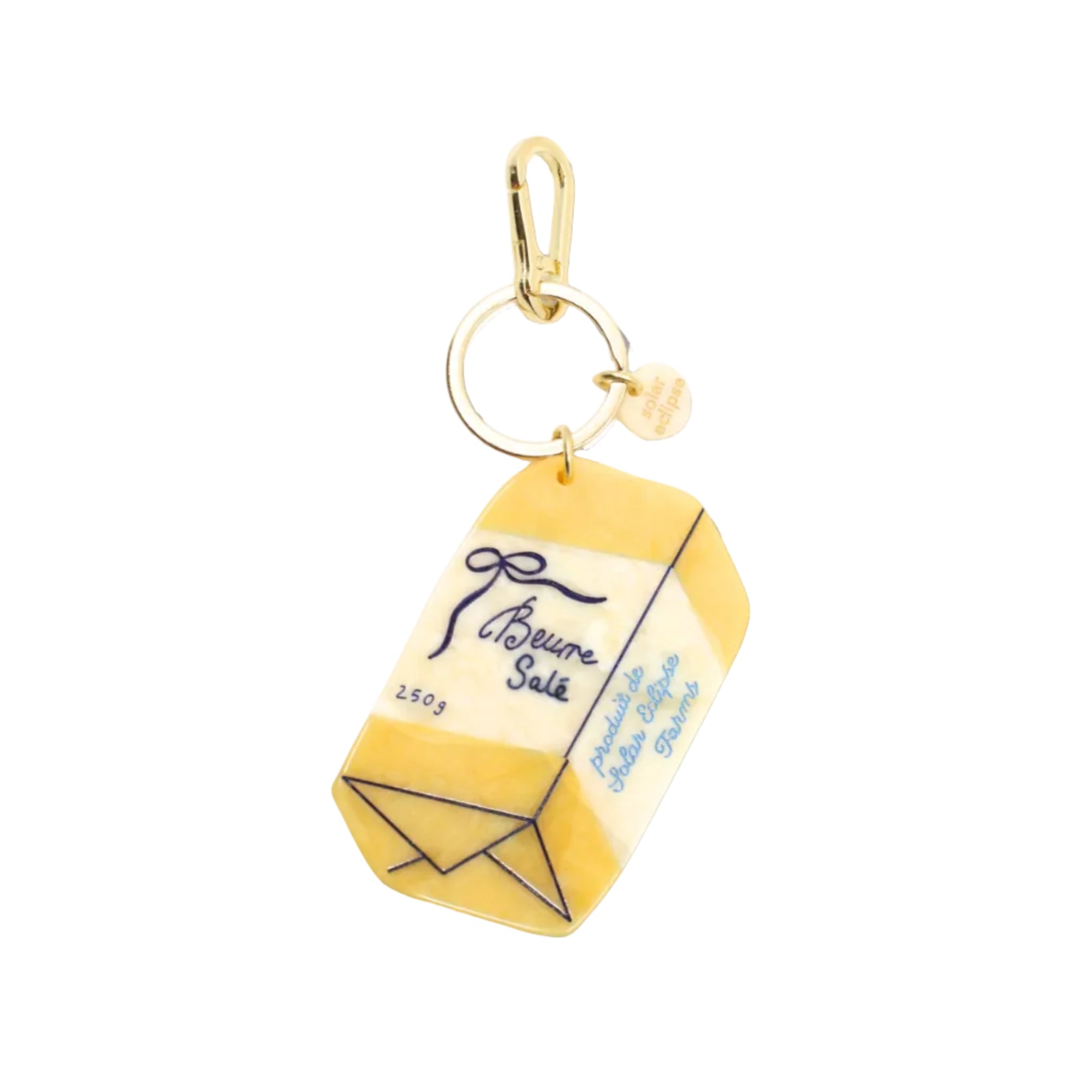 Solar Eclipse - Bag Charm + Keychain - French Butter