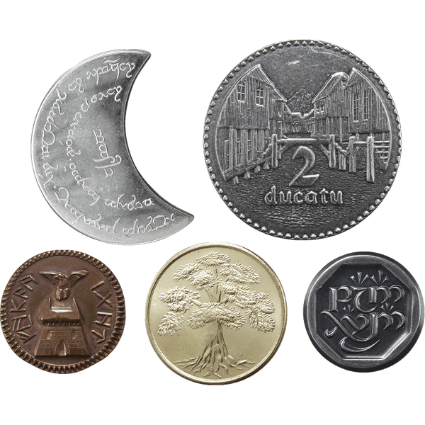 The Lord of the Rings Set #2 - Middle-earth Set of Five Coins