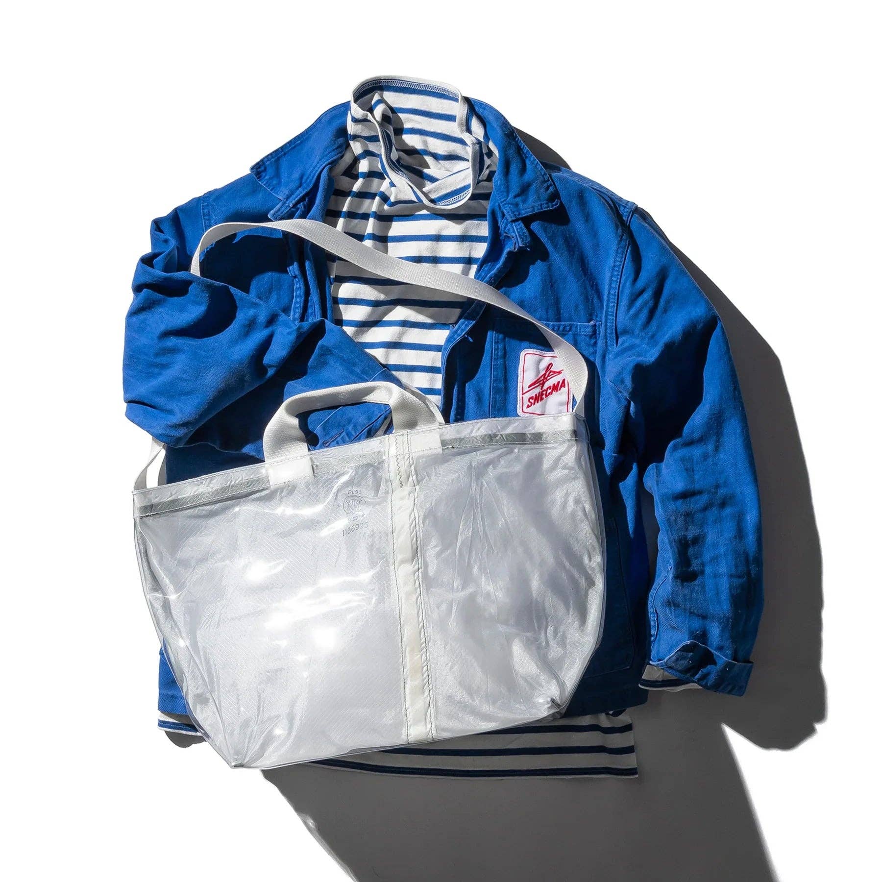 Puebco - Covered Parachute Shoulder Bag - White