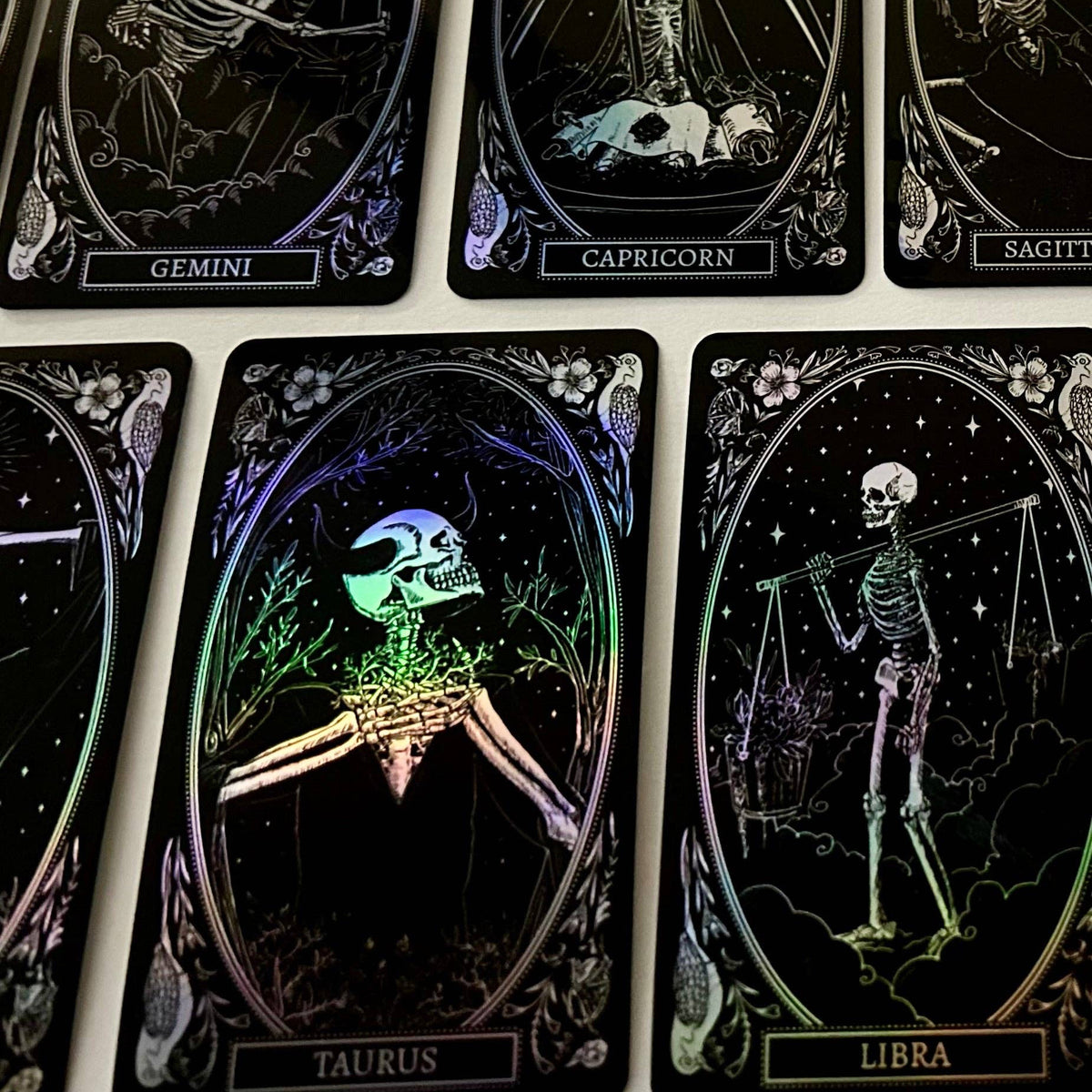 12 Zodiac Signs Sticker Pack - Holographic
