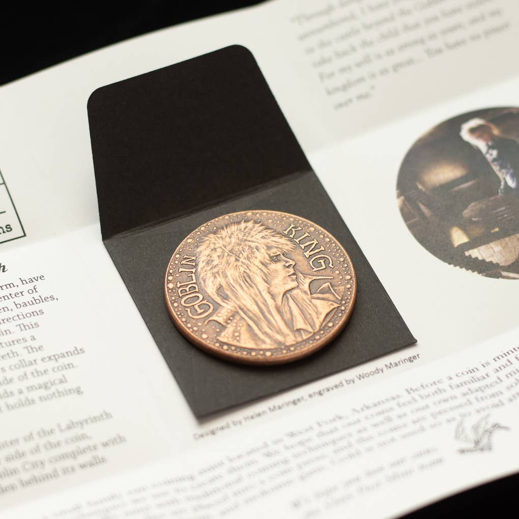Labyrinth - Goblin King and Goblin City Copper Coin