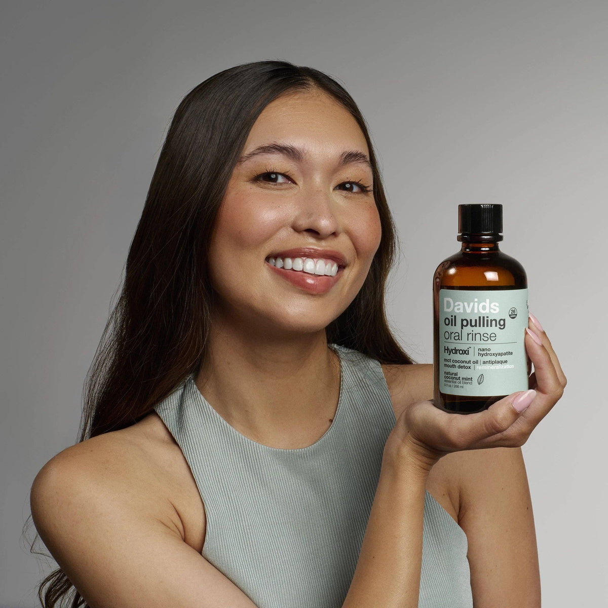 Davids - Hydroxi™ Oil Pulling Oral Rinse with Nano Hydroxyapatite