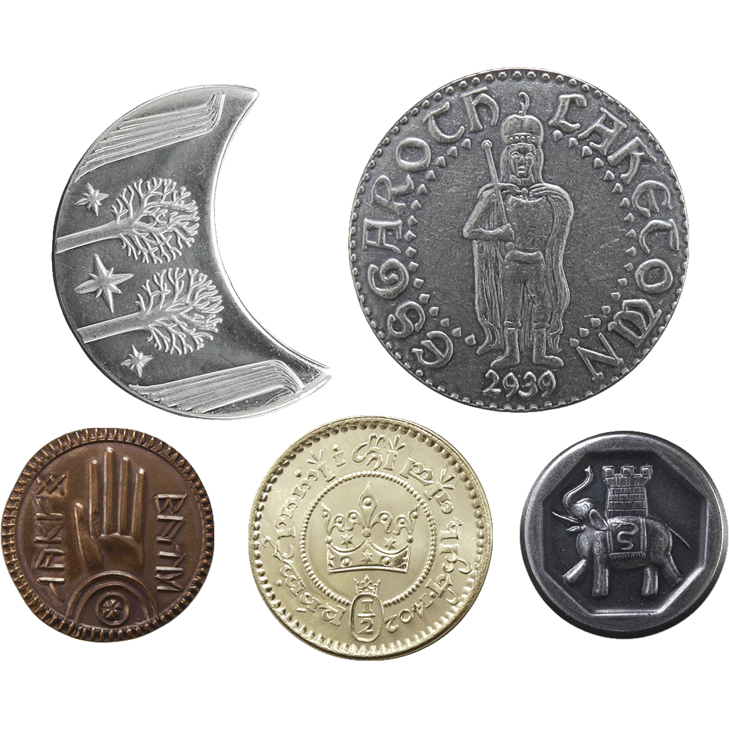 The Lord of the Rings Set #2 - Middle-earth Set of Five Coins