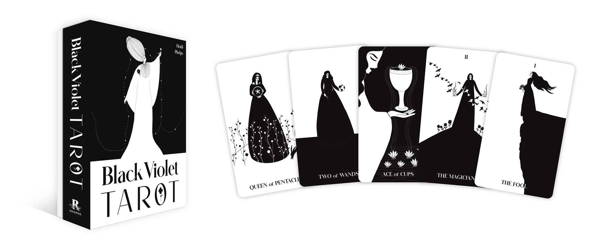 Simon & Schuster - Black Violet Tarot by Heidi  Phelps