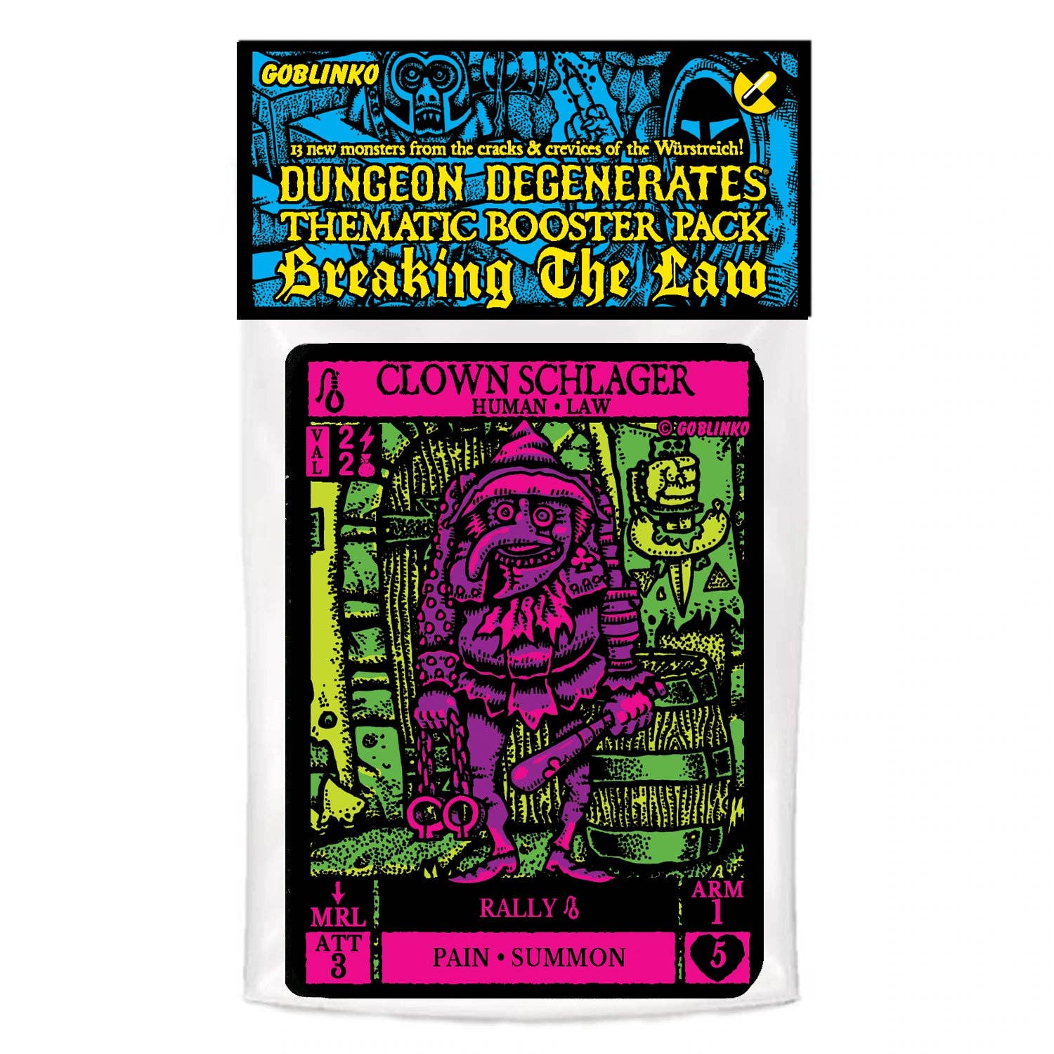 Dungeon Degenerates: Booster Pack - Breaking the Law