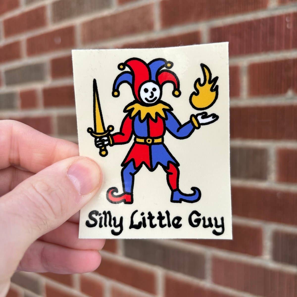 Silly little guy sticker