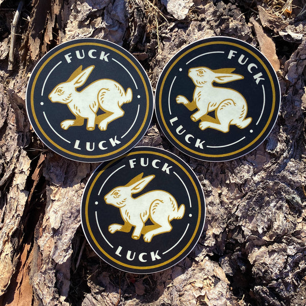 Fuck Luck Sticker - Space Camp
