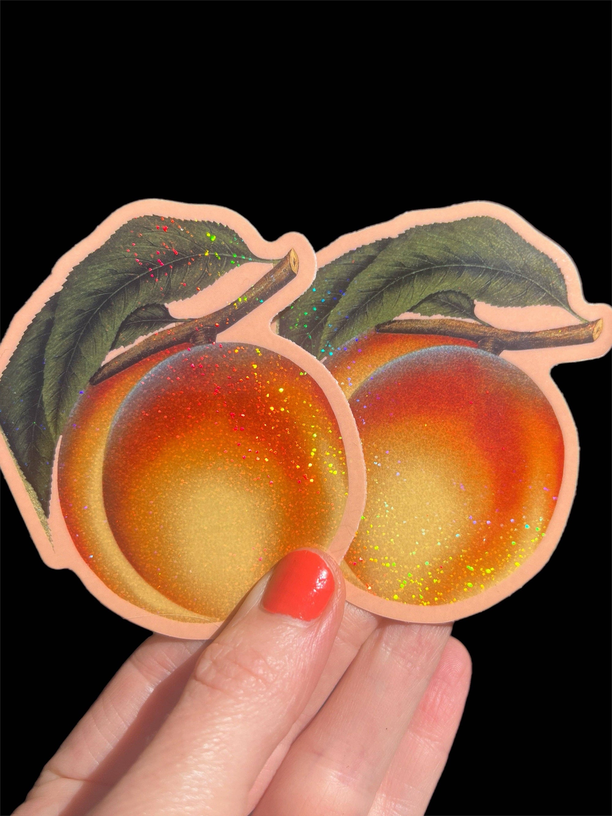 Astral Weekend - Peach Glitter STICKER