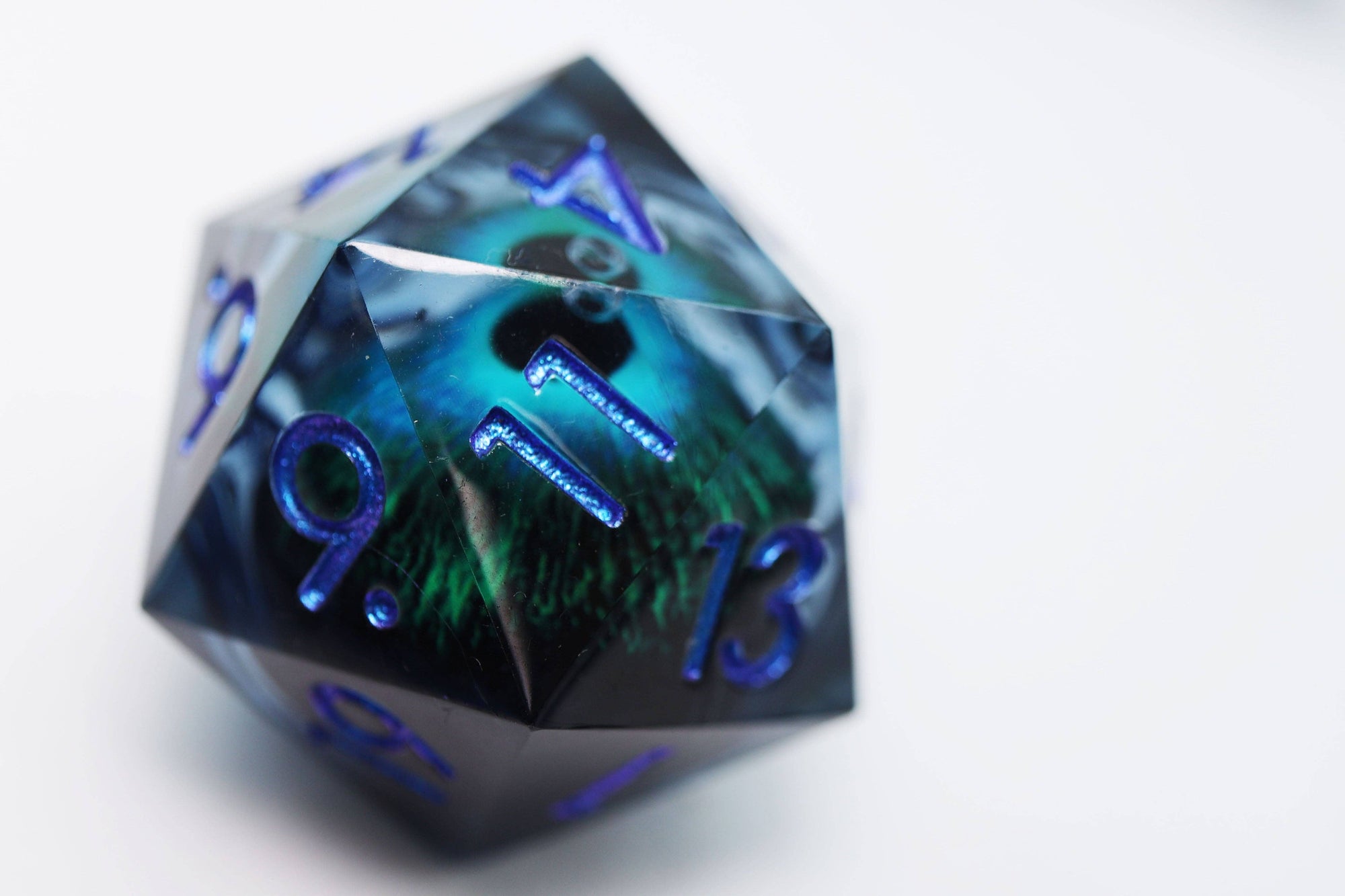 Foam Brain Games 35mm Moving Eye D20 Dice - Blue Cyclops Eye in Portland, Oregon