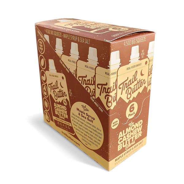 Trail Butter - Almond Cashew - Maple Syrup & Sea Salt - 4.5 oz