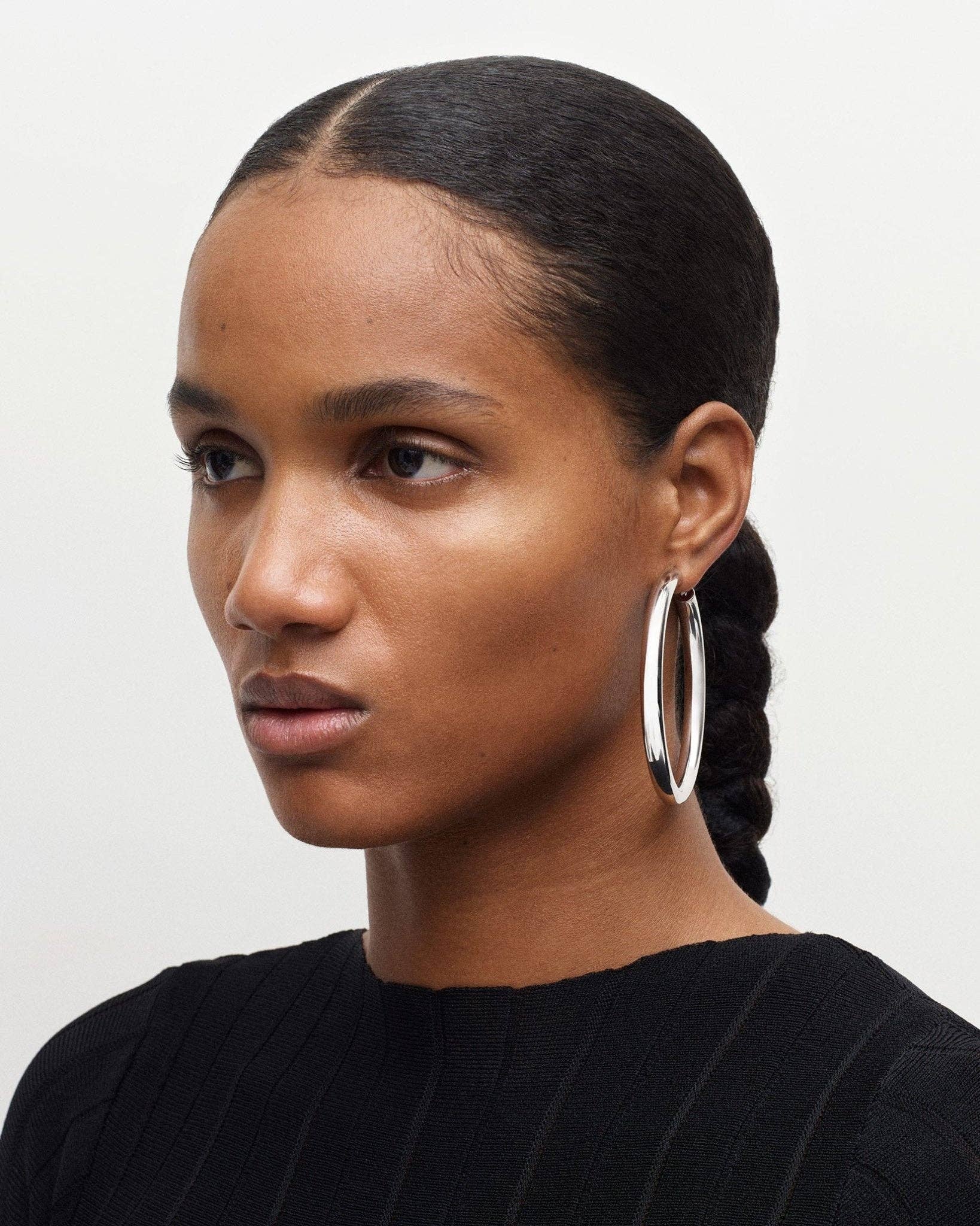 MACHETE - 2.5" Perfect Hoops - Silver