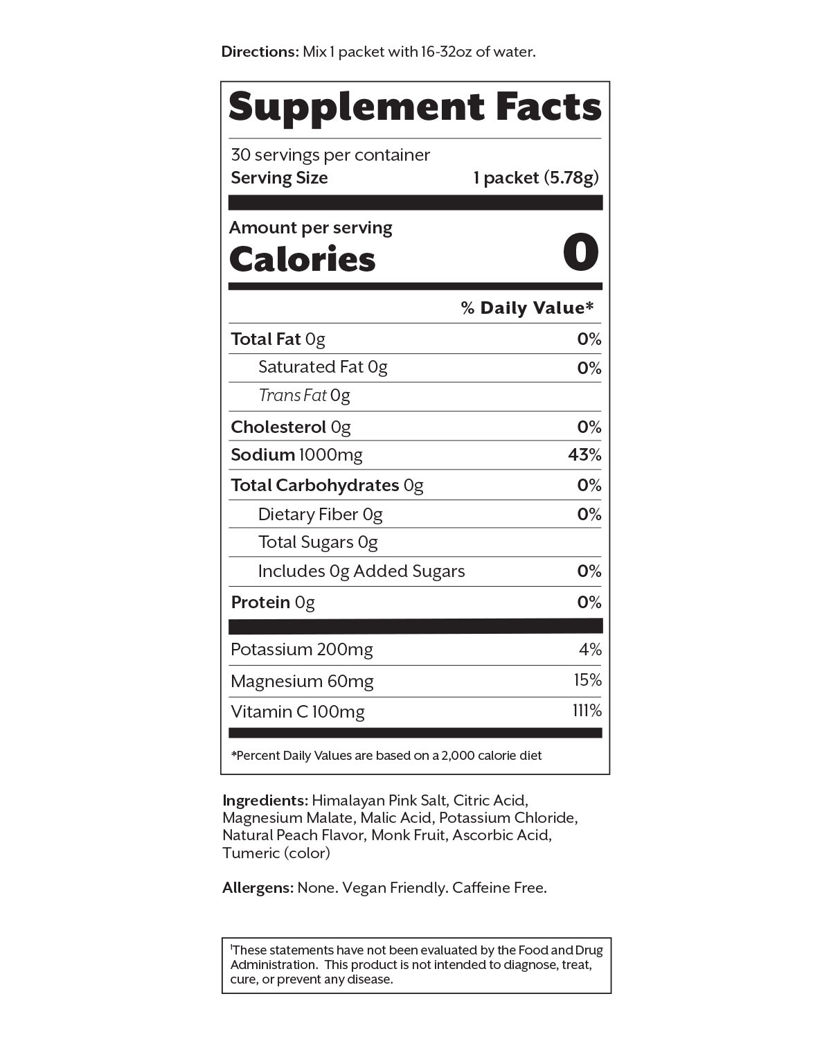 Promix - Electrolyte Drink Mix - White Peach