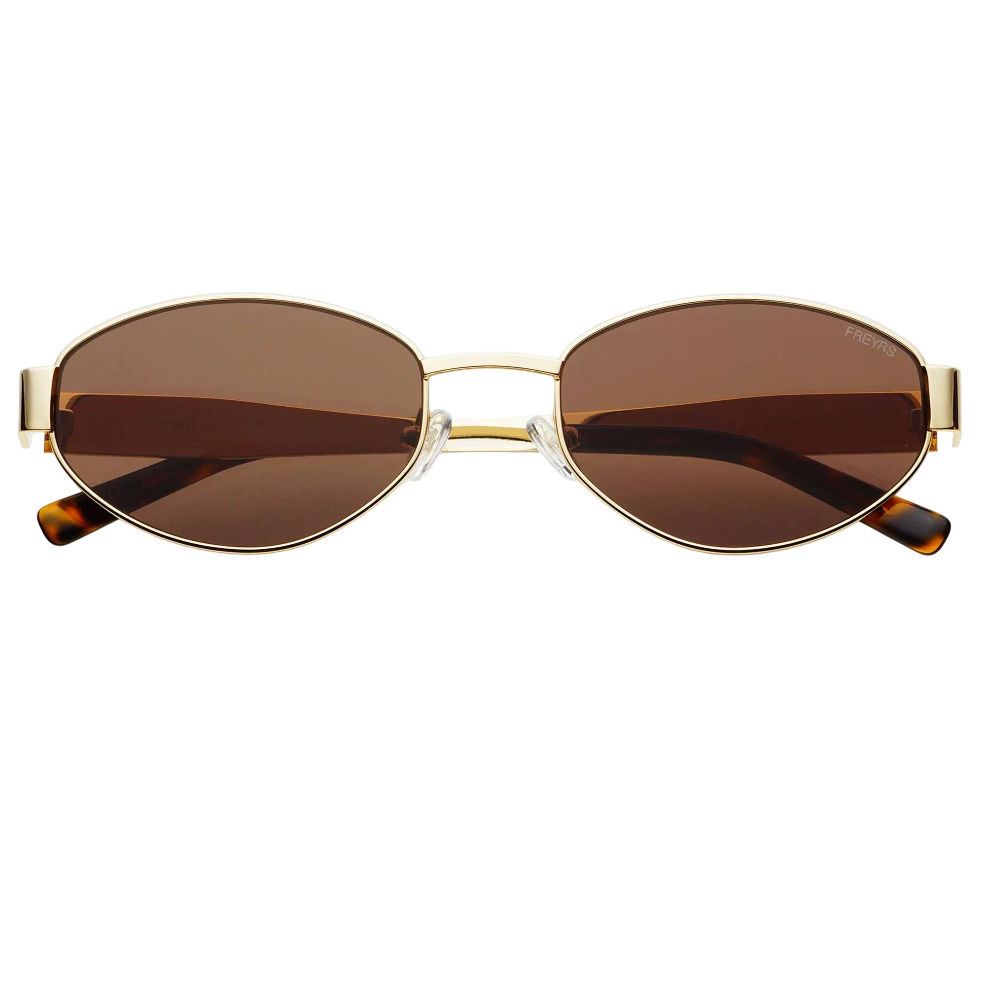 FREYRS - Soho Sunglasses - Gold/Brown