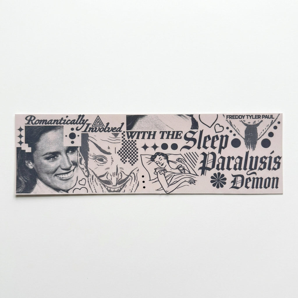 Freddy Tyler Paul - Bumper Sticker - 'Sleep Paralysis Demon'