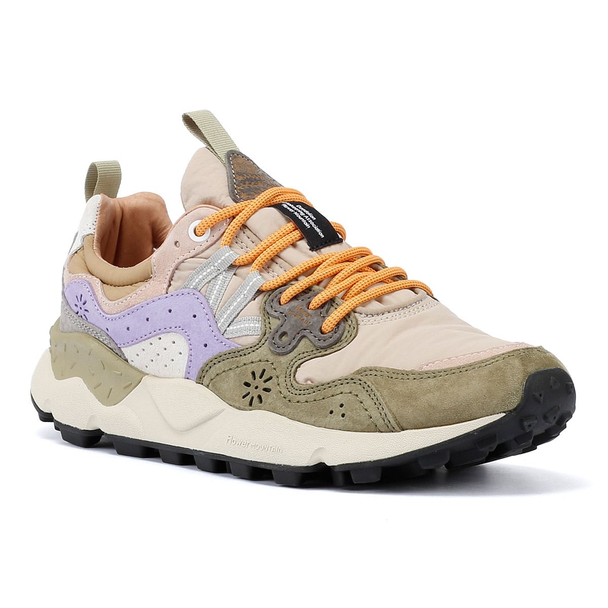 Flower Mountain - Yamano 3 Uni Suede/Nylon (Militare/Taupe/Violet)