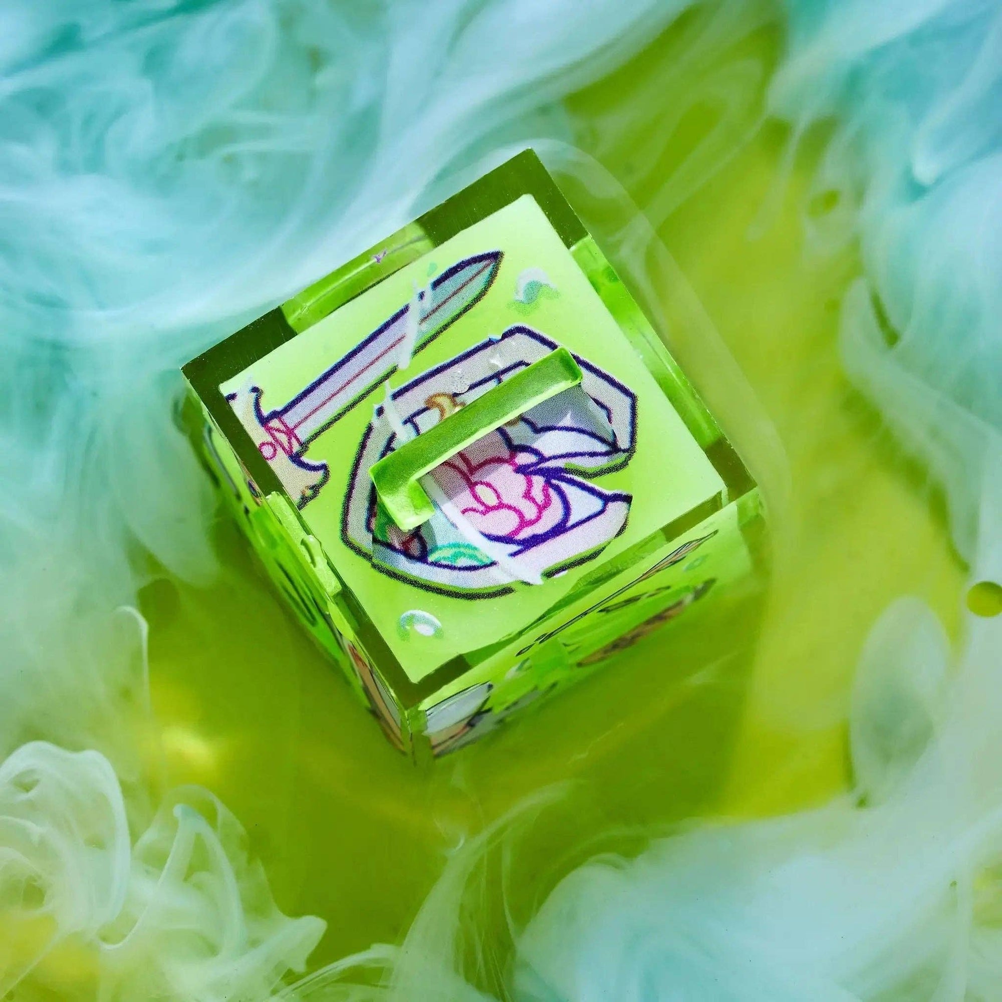 Death By Ooze 7-Piece Iconic Dice Set
