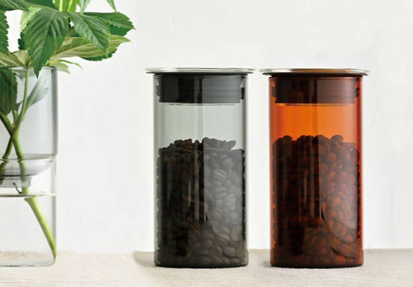 Hario - Colors Glass Series - Canister, 400mL - Gray