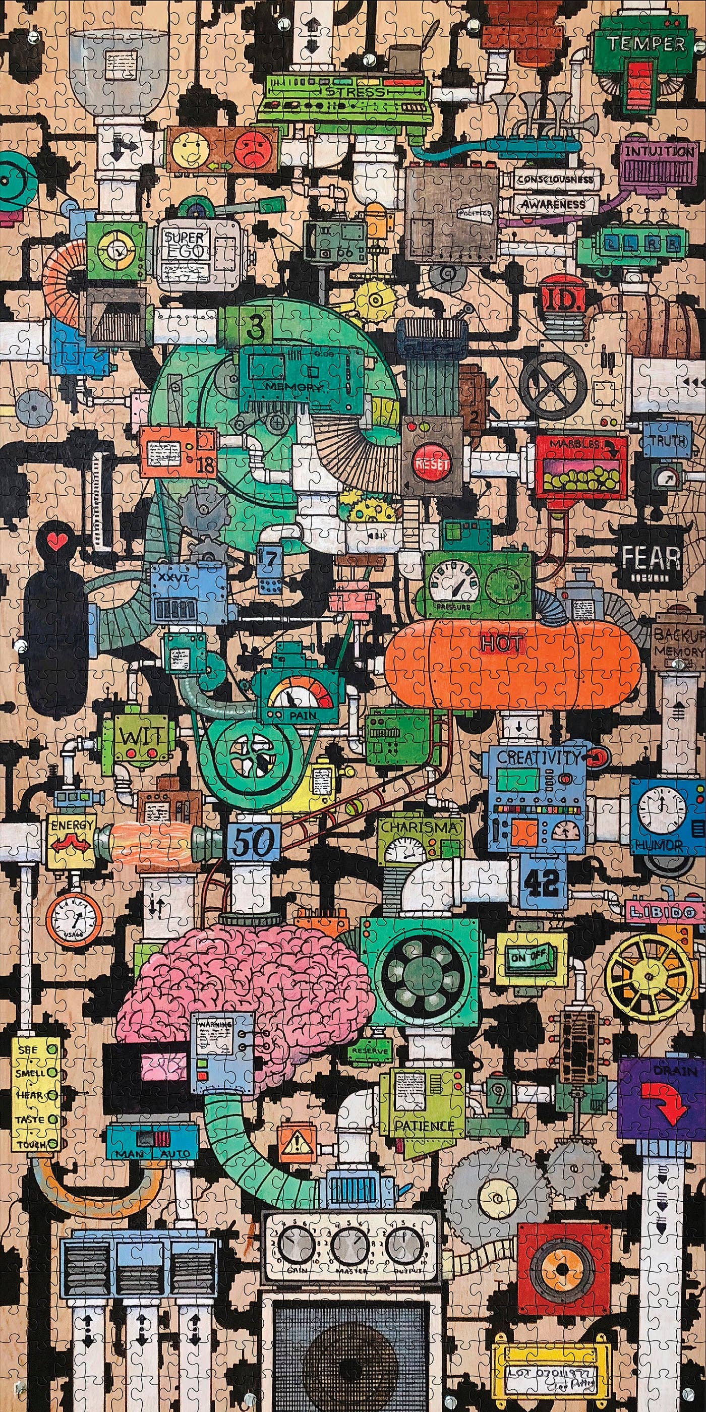 Jonathan Petley: Self Machine 1000-Piece Jigsaw Puzzle