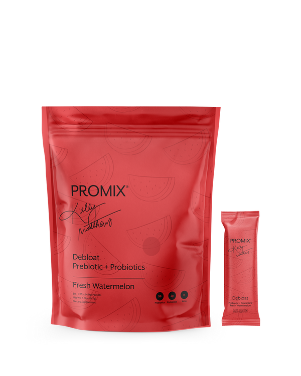 Promix - Debloat: Prebiotic + Probiotic: Watermelon / 30 Single Sticks