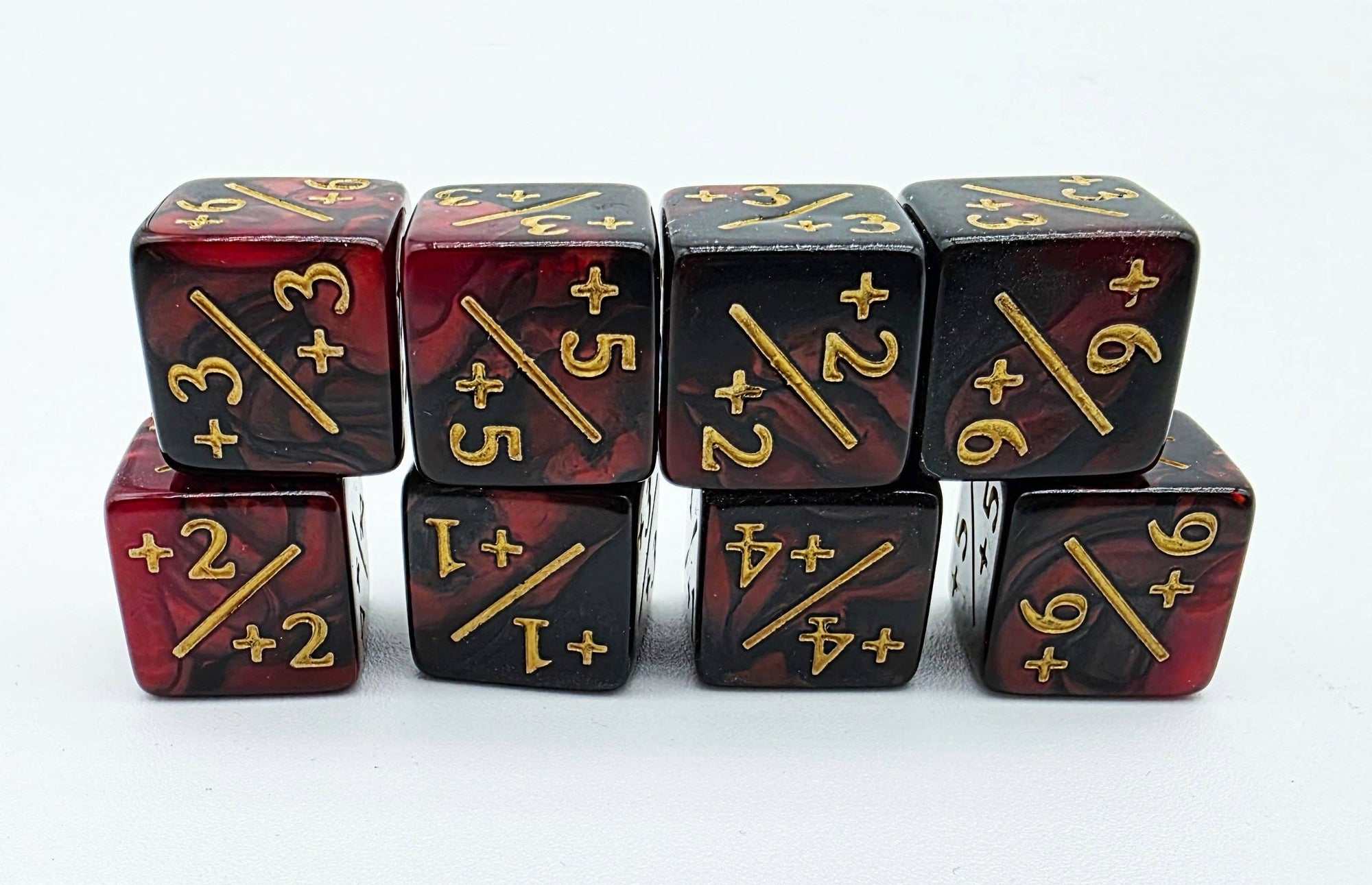 Foam Brain Games - Red & Black +1/+1 Magic Counters