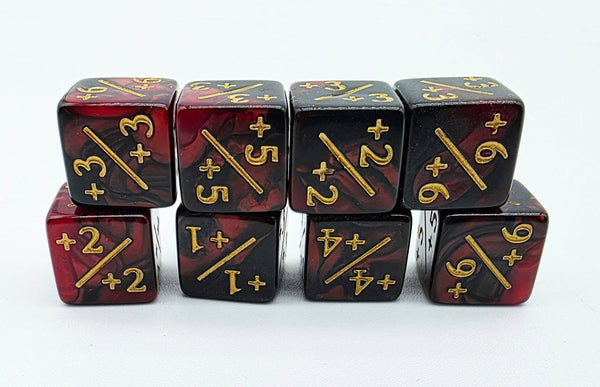 Foam Brain Games - Red & Black +1/+1 Magic Counters