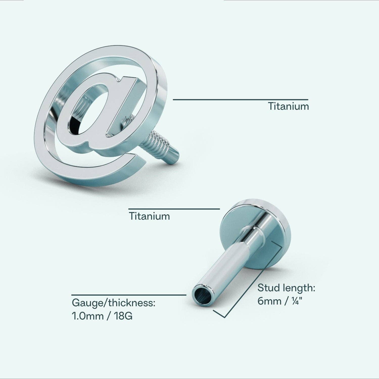 STUDIOCULT - @ Flat Back Earring