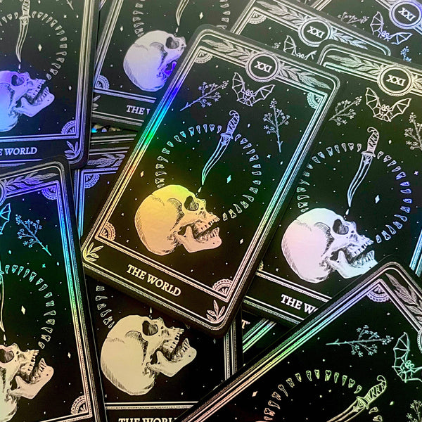 Marigold Tarot Celestial Sticker Pack - Holographic