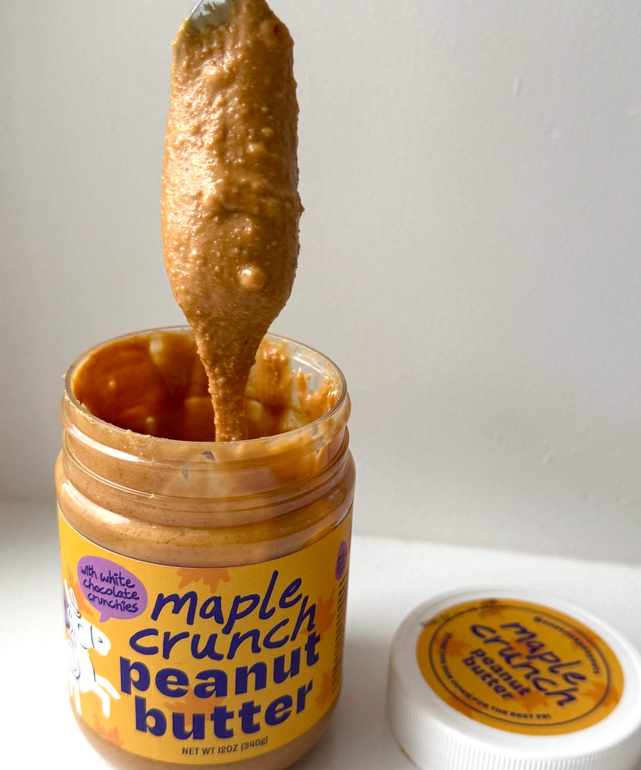 Maple Crunch Peanut Butter with White Chocolate Pearls