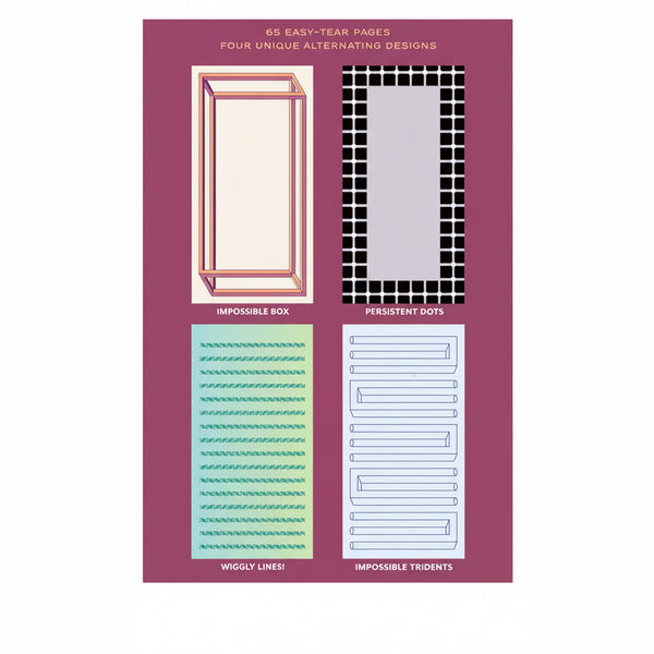 Optical Illusions Notepad
